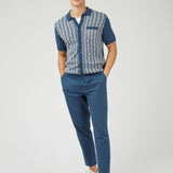 Chino slim bleu ombre