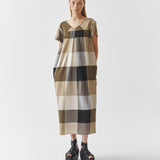 The Painted Grid Dress