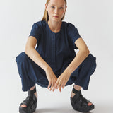 The Navy Cloud Jumpsuit