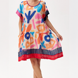 Play Print Drop Waist Dress