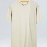 Mixed Sand Asymmetrical Tee