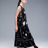 Abstract Script Dress