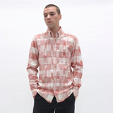 Chemise L/S en bois de cèdre Ikat