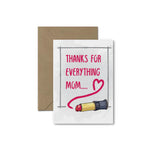 Thanks For Everything! Mother's Day Card - South of London
