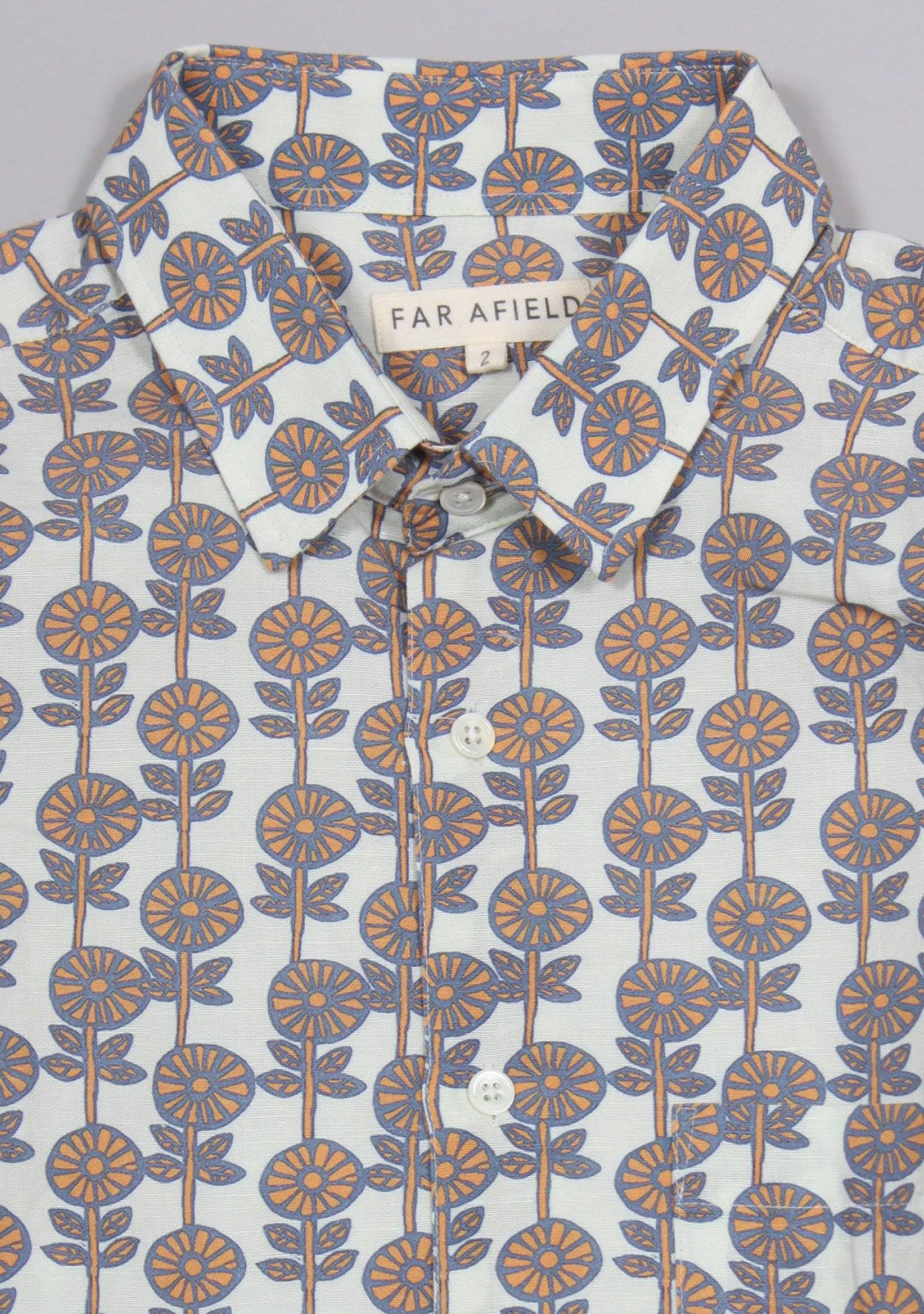 Flora Linen Classic Shirt - South of London