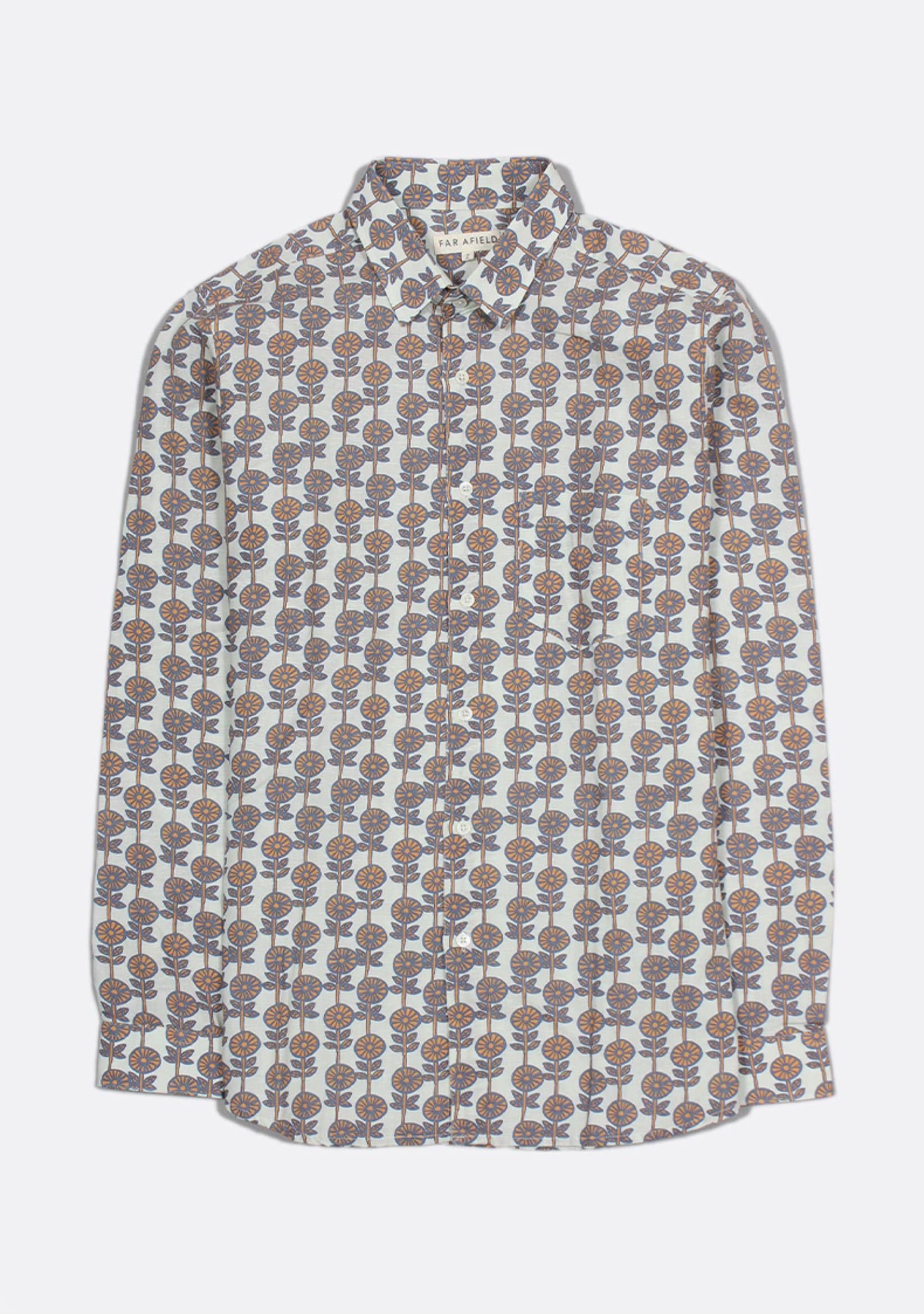 Flora Linen Classic Shirt - South of London