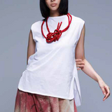 The Statement Red Neckpiece