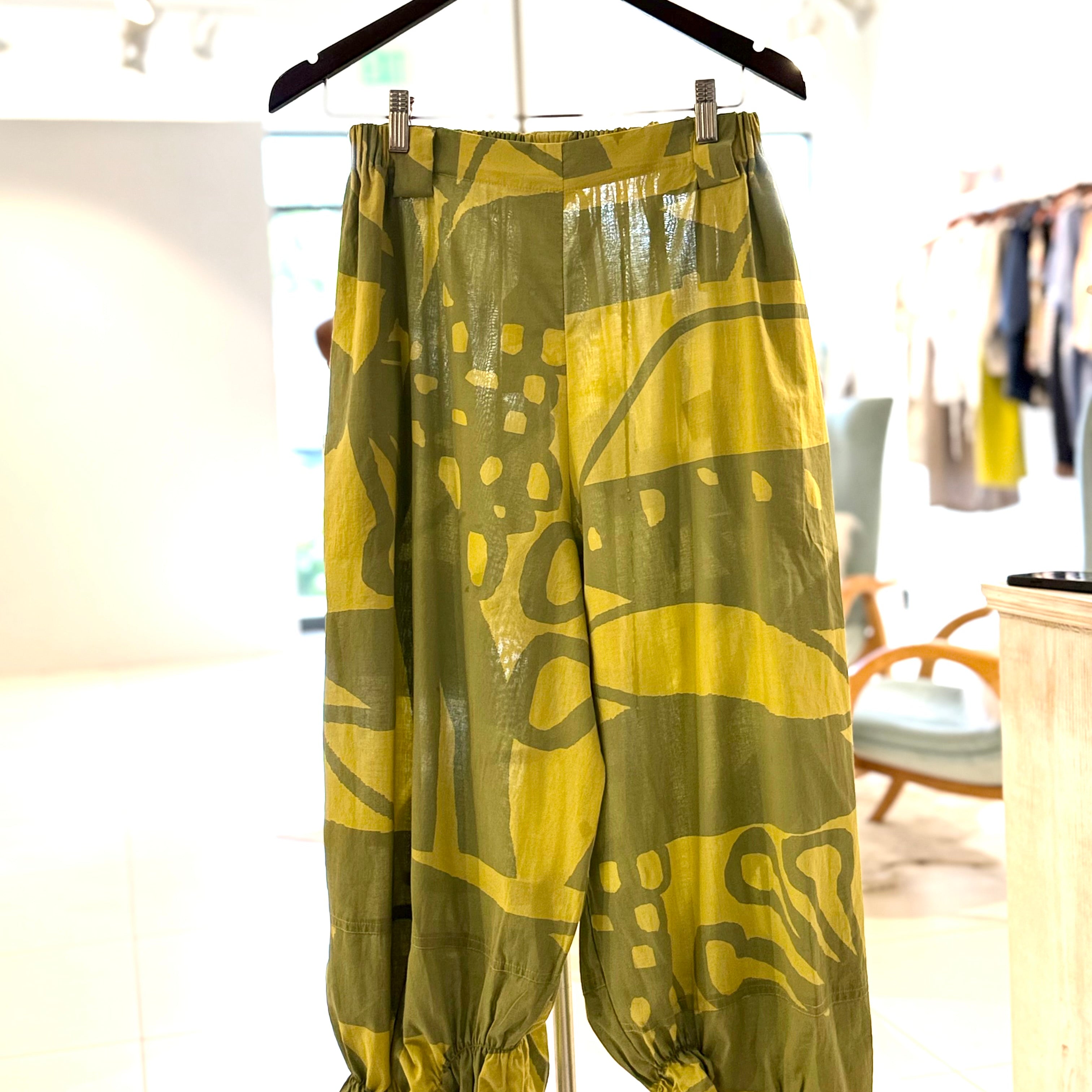 The Verdant Yellow-Green Trousers