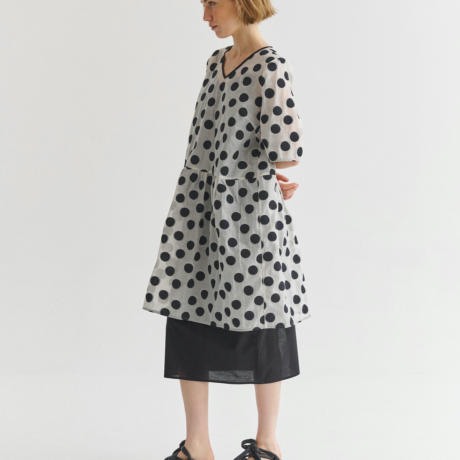 Midnight Dot Dress