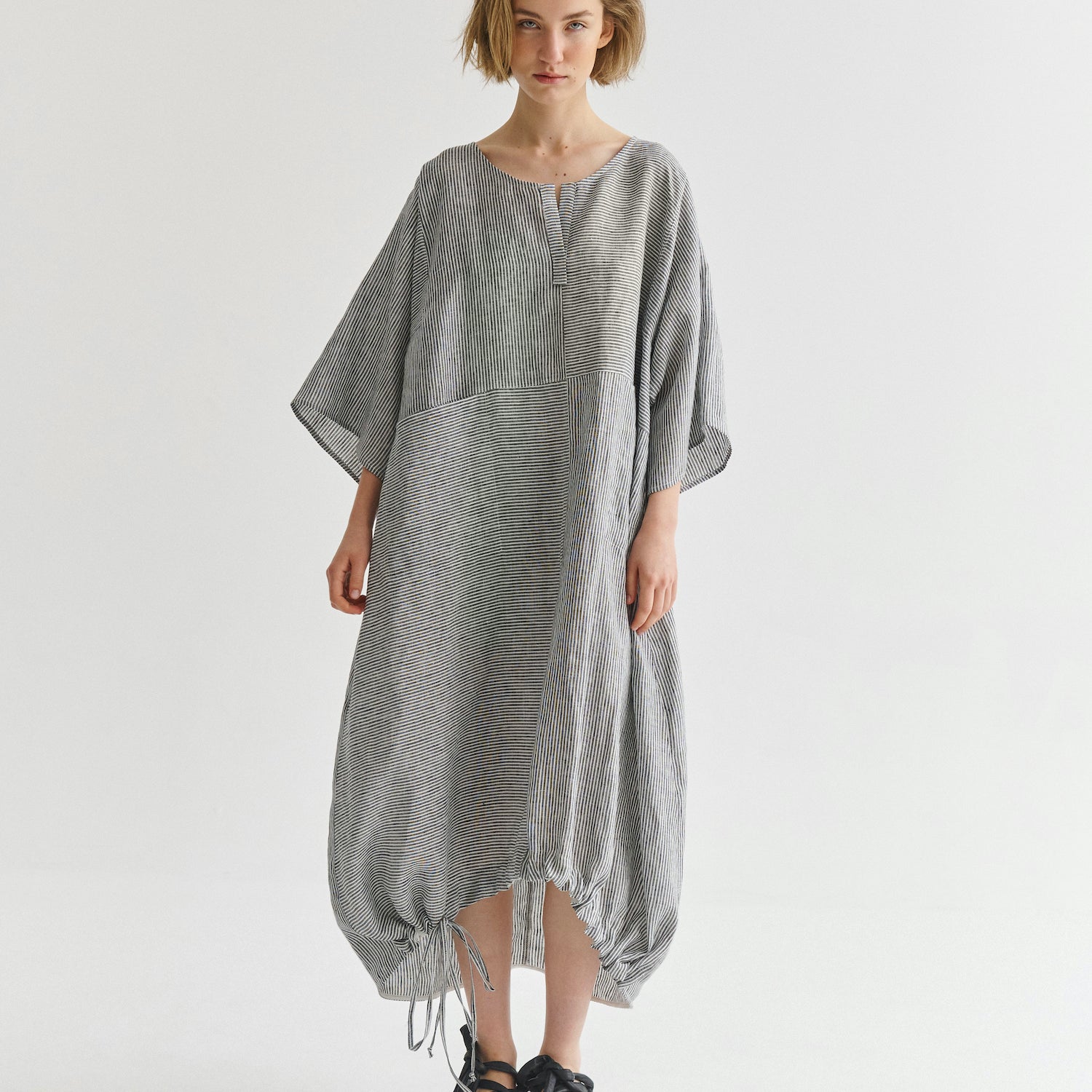 Tidefall Linen Dress