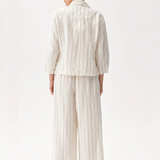 Pinstripe Linen Jacket