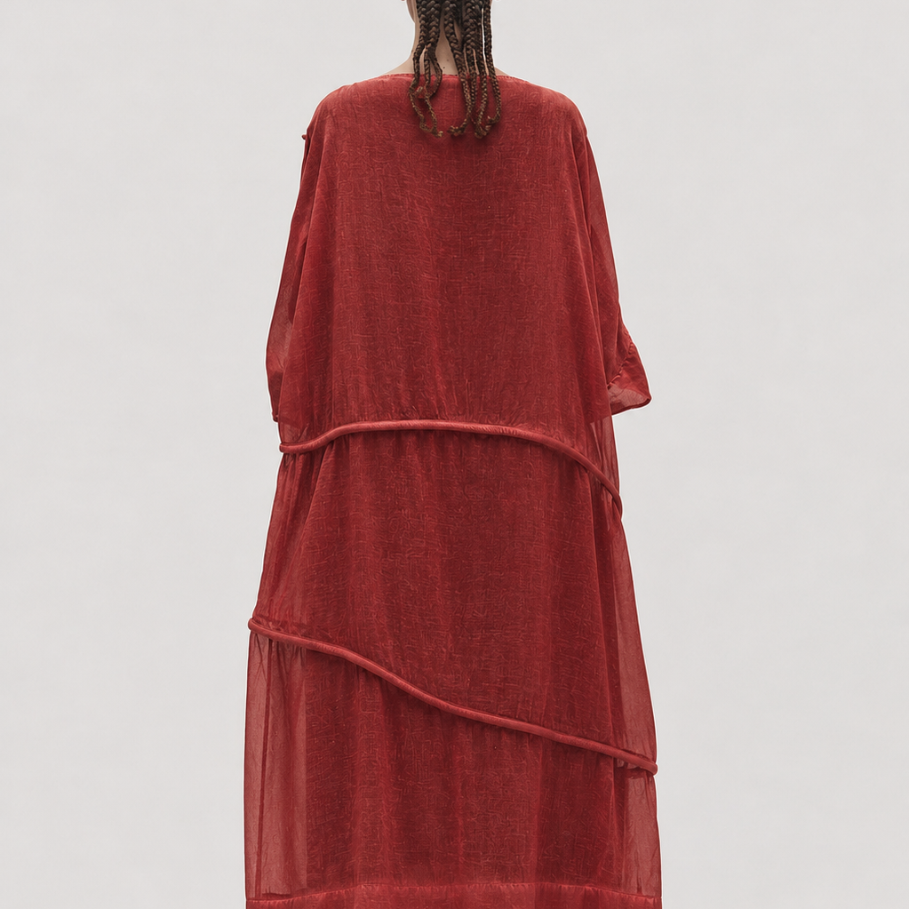 Division Dress in Desert Red