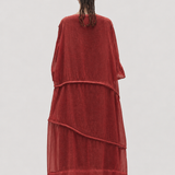 Division Dress in Desert Red