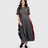 Alyssa Crinkle Cocoon Dress