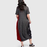Alyssa Crinkle Cocoon Dress