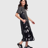 Alyssa Crinkle Cocoon Dress