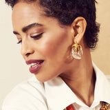 Organic Hoops in Clear