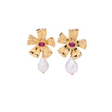 Boucles d'oreilles en perles de lotus