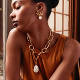 Boucles d'oreilles en perles de lotus