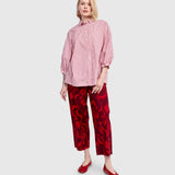 Bethany Stripes Button Up Top