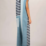 Patch Blue Stripes Jumpsuit