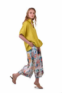 Brushstroke Wide Trousers - South of London