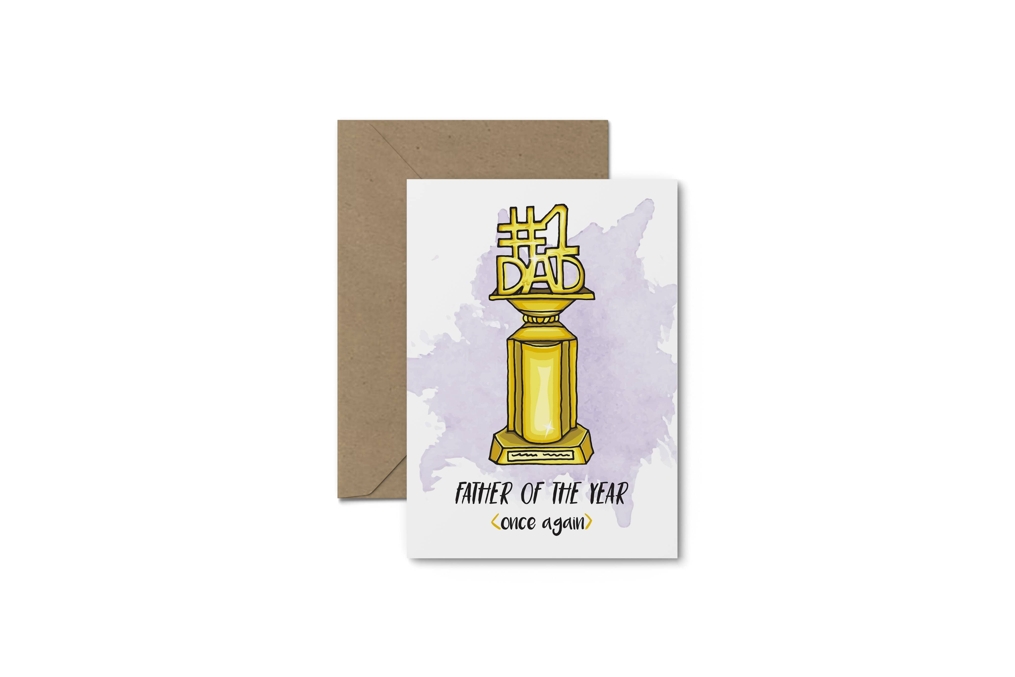 Father of The Year! Father’s Day Card - South of London