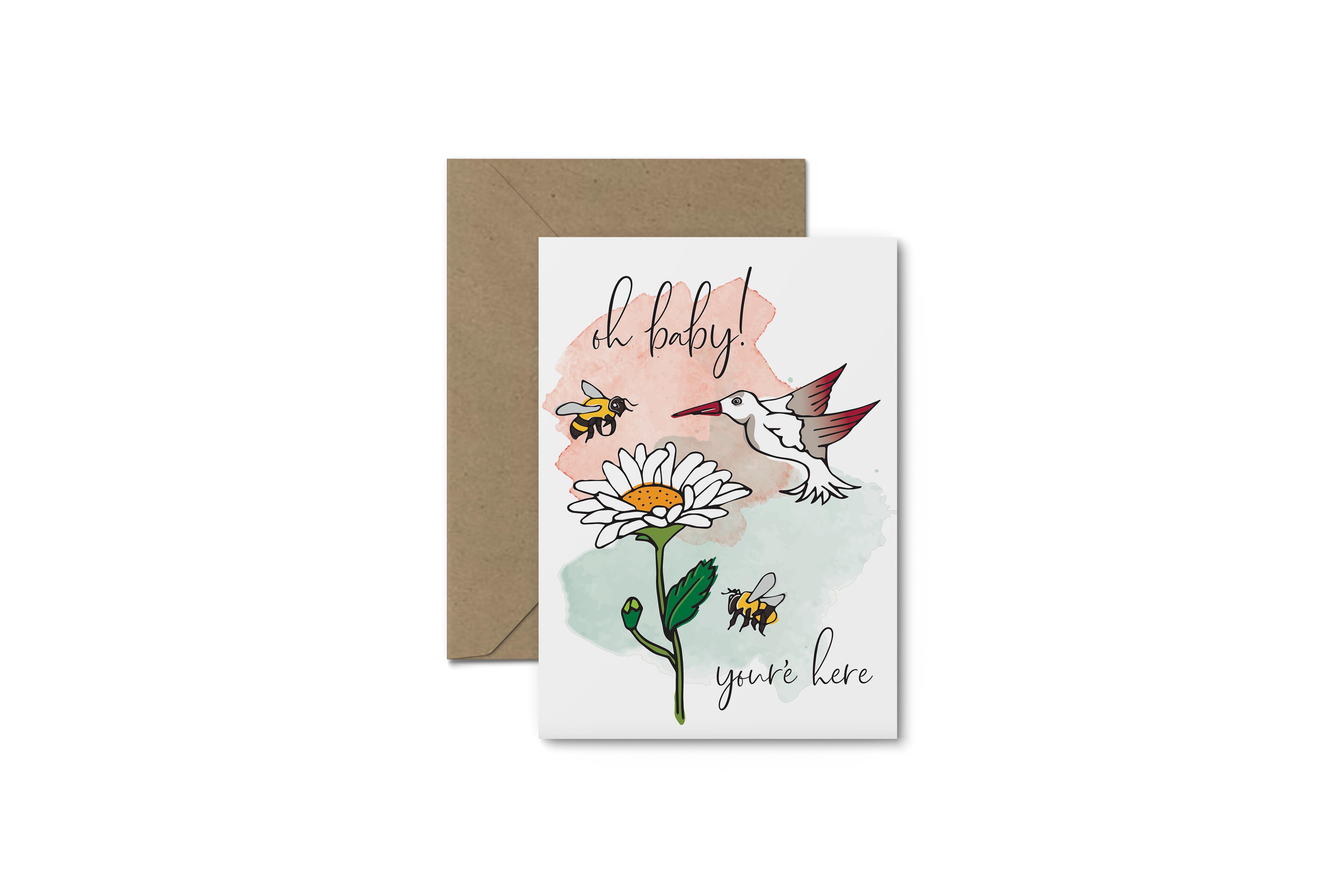 Oh Baby! Baby Shower Card - South of London