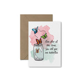 You Give Me Butterflies! Valentine's Day Card - South of London