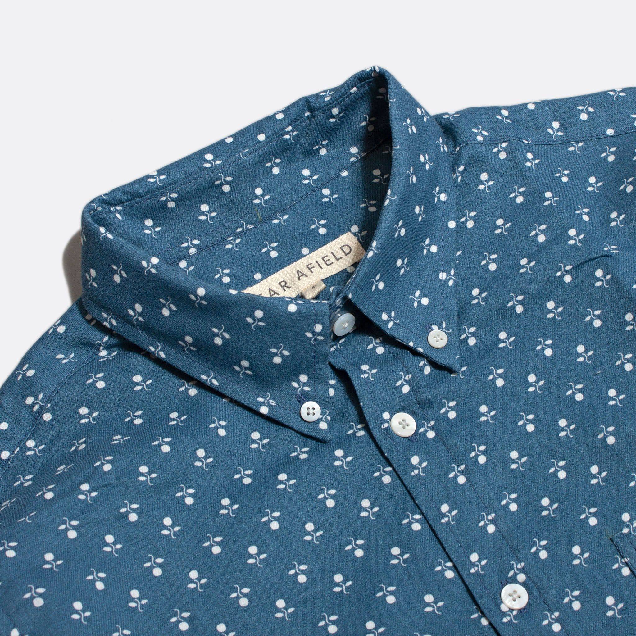 Chambray Mod L/S Shirt - South of London