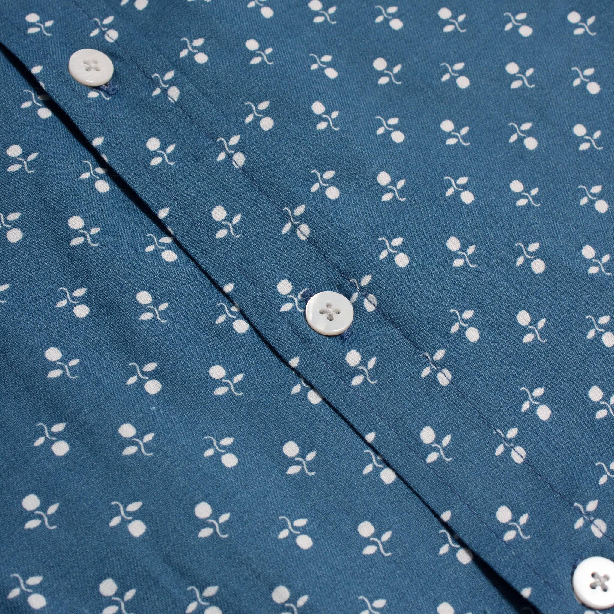 Chambray Mod L/S Shirt - South of London