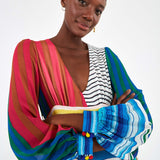 Thalita Stripe Maxi Dress - South of London