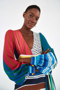 Thalita Stripe Maxi Dress - South of London