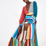 Thalita Stripe Maxi Dress - South of London