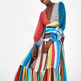Thalita Stripe Maxi Dress - South of London