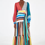 Thalita Stripe Maxi Dress - South of London