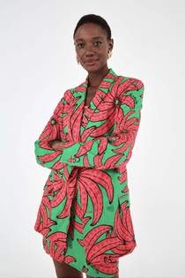 Banana Pitta Linen Blazer - South of London