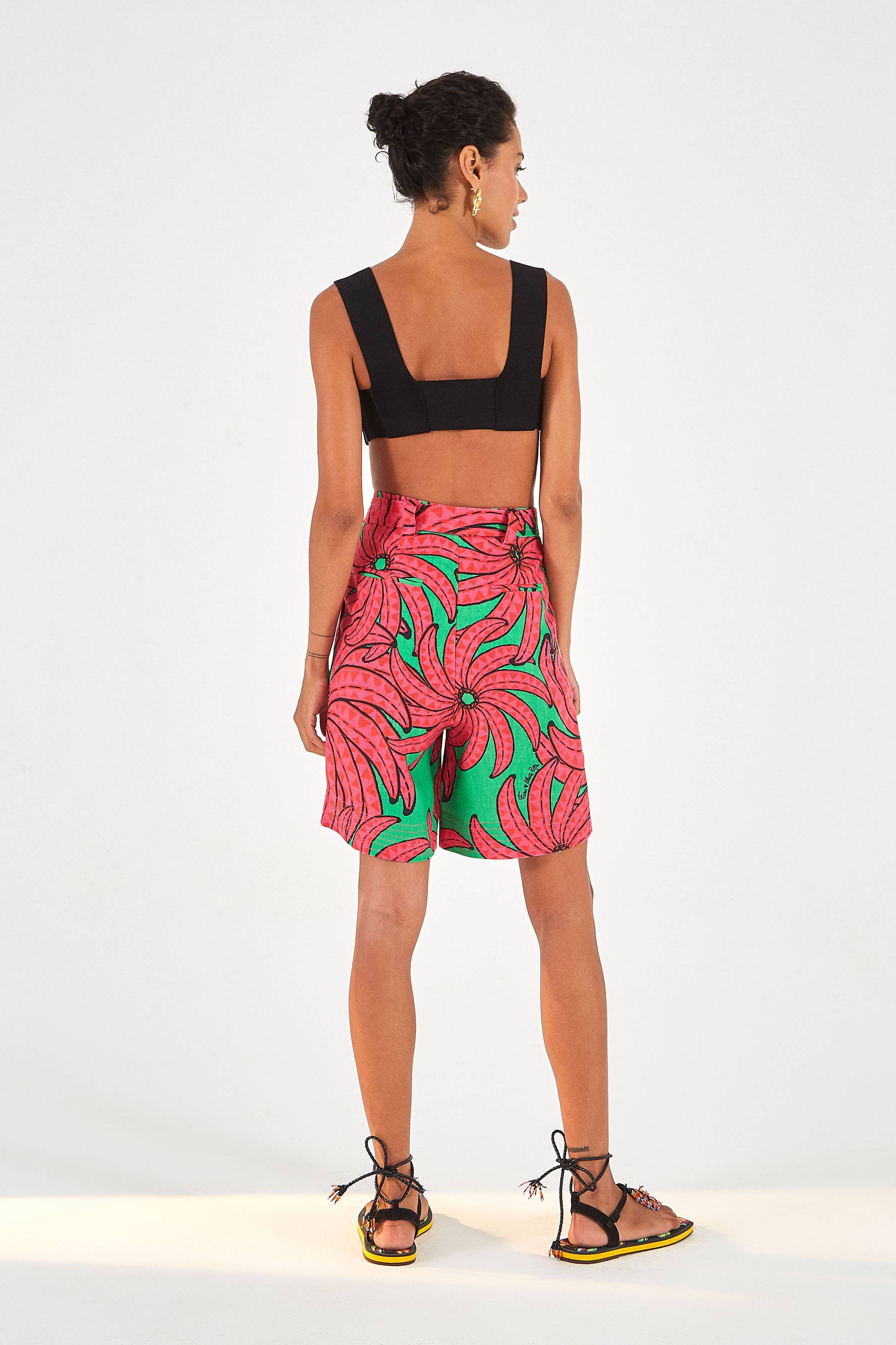 Banana Pitta Linen Shorts - South of London