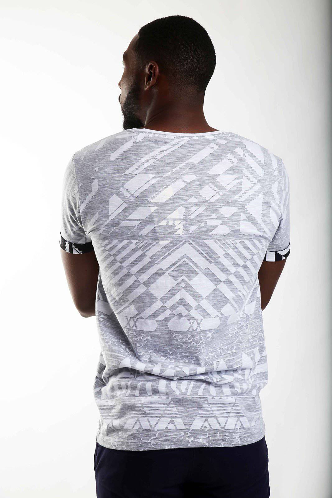 Monochrome Maze Tee - South of London