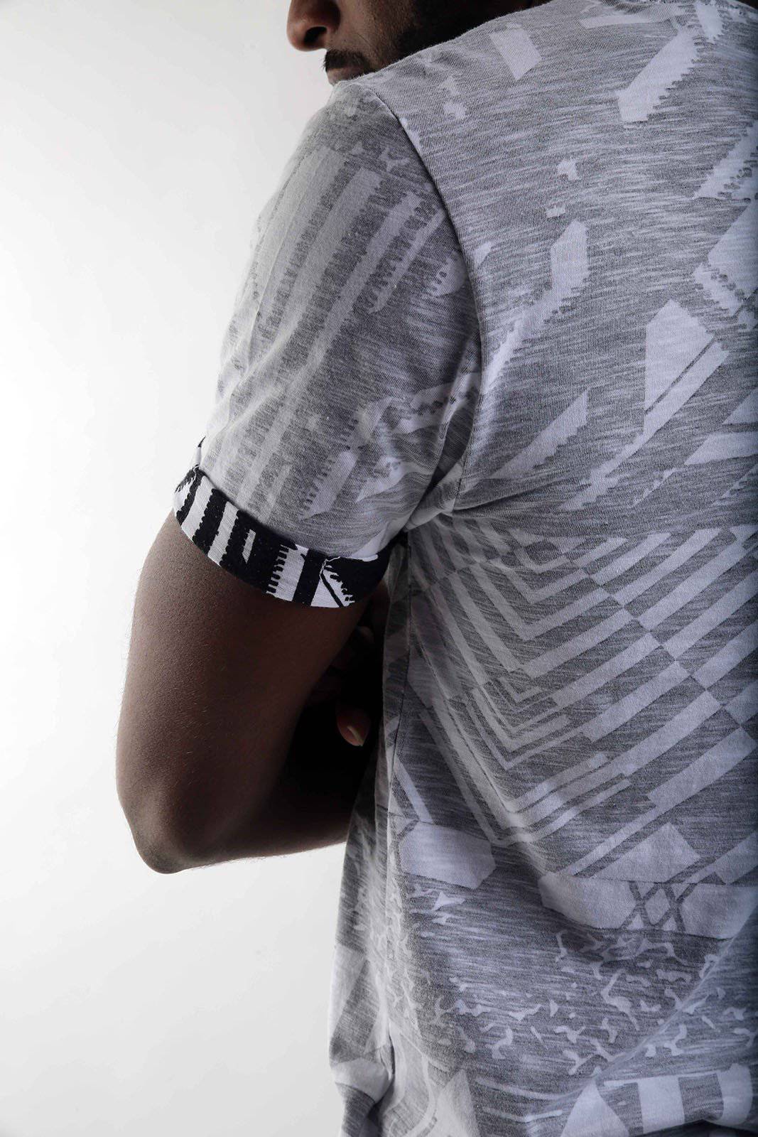 Monochrome Maze Tee - South of London